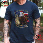 Liberty Bell Eagle 250th Birthday 1776-2026 250 Years Unisex Men Women Graphic T-Shirt
