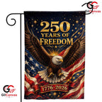 Majestic Eagle 250th Anniversary Garden Flag Patriotic Freedom Yard Banner Sign