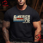 Retro America 250 Years 250th Anniversary USA 1776-2026 Unisex Patriotic Gift T-Shirt