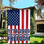 Semiquincentennial Freedom Garden Flag 1776-2026 American Yard Decor Signage