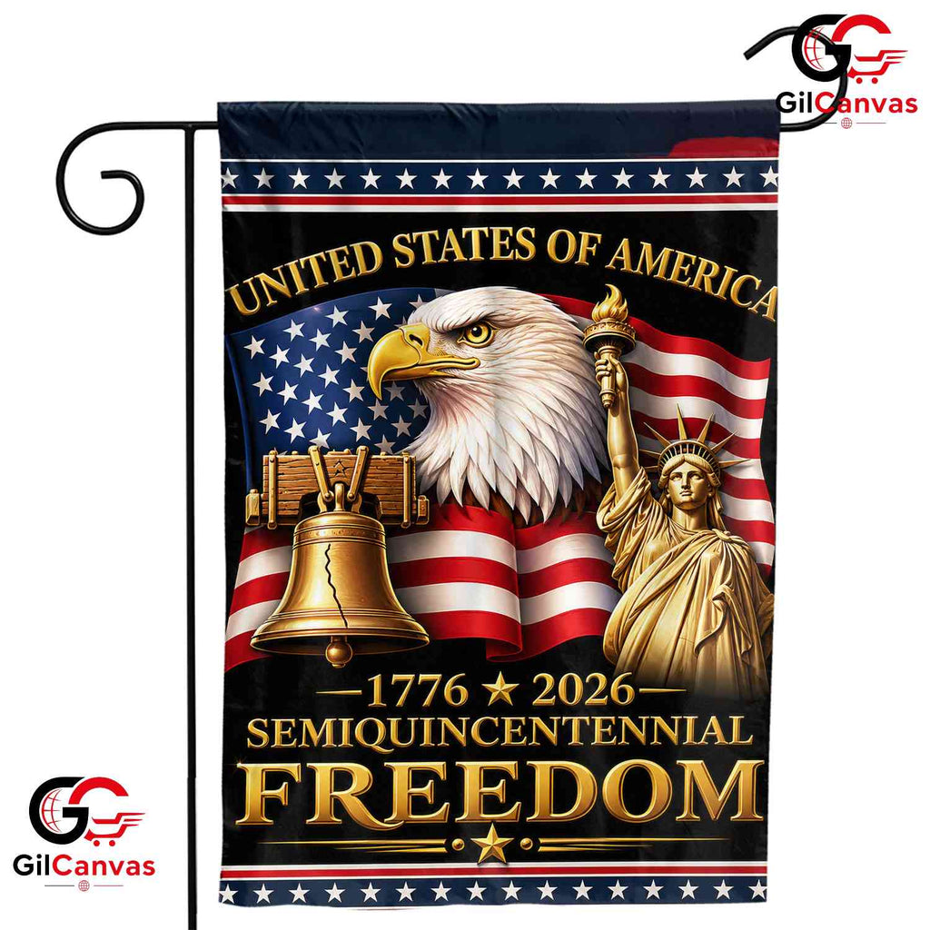 Semiquincentennial Freedom Statue of Liberty Yard USA 250 Decor Garden Flag