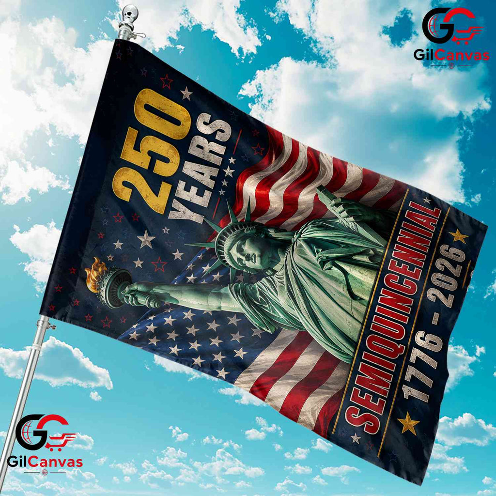 Statue Of Liberty 250th Garden Flag Semiquincentennial Yard Decor Sign 1776-2026