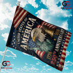 Statue Of Liberty Eagle 250th Garden Flag USA 1776-2026 Commemorative Signage