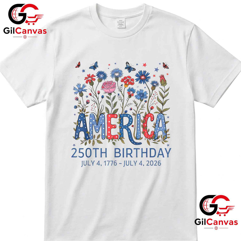 USA 250th Birthday America 250 Years Anniversary Unisex Men Women Gift T-Shirt
