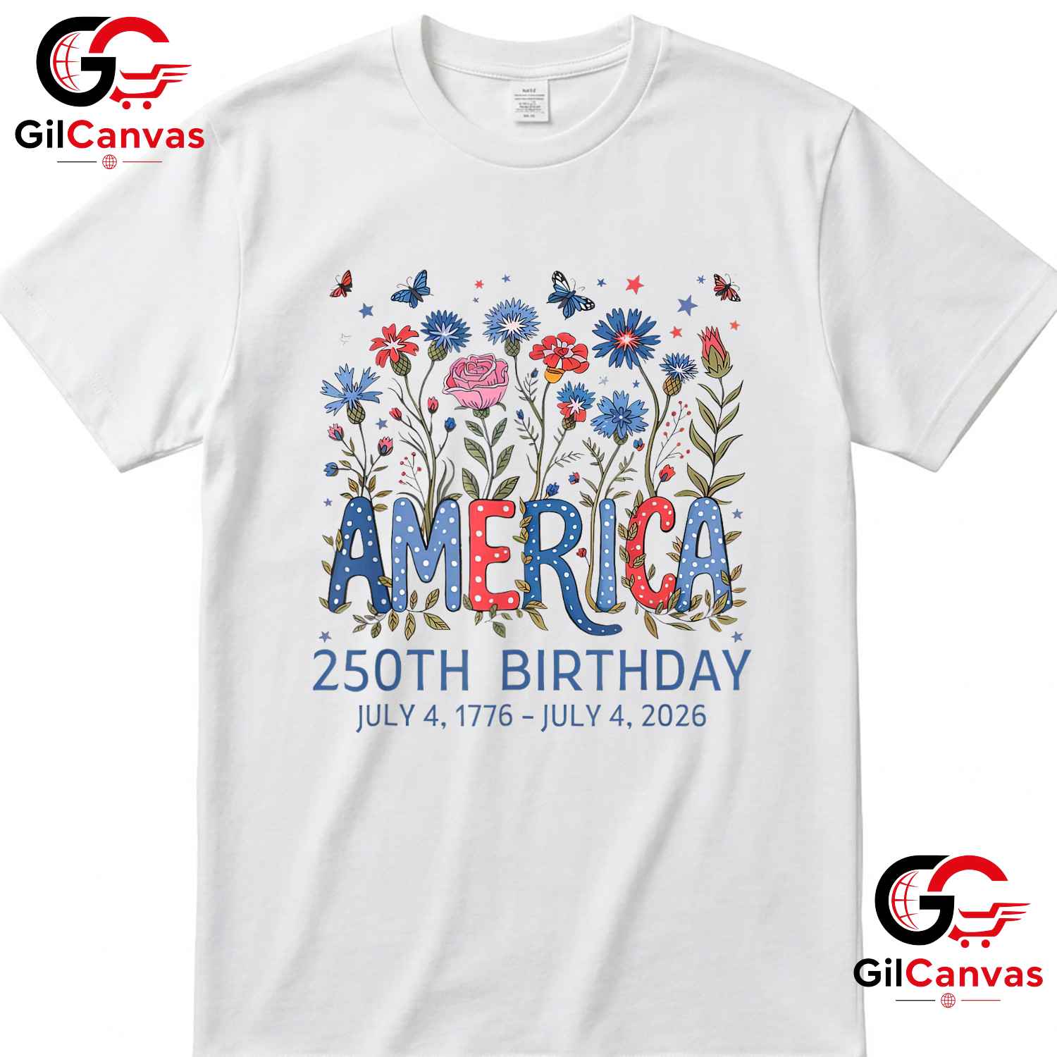 USA 250th Birthday America 250 Years Anniversary Unisex Men Women Gift T-Shirt