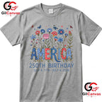 USA 250th Birthday America 250 Years Anniversary Unisex Men Women Gift T-Shirt