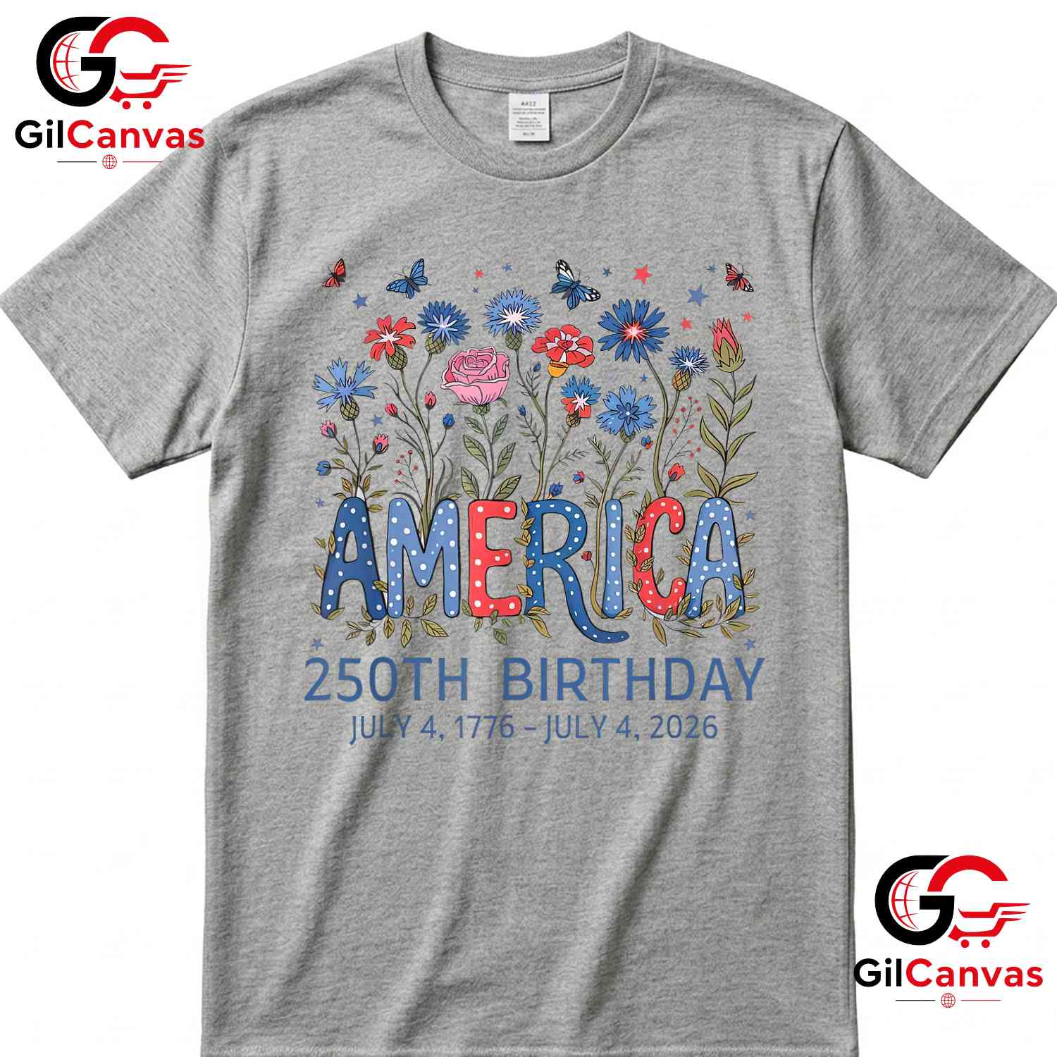 USA 250th Birthday America 250 Years Anniversary Unisex Men Women Gift T-Shirt