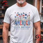 USA 250th Birthday America 250 Years Anniversary Unisex Men Women Gift T-Shirt