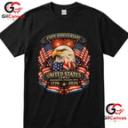 USA Independence 250th Anniversary 1776-2026 Patriotic Eagle Unisex T-Shirt