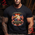 USA Independence 250th Anniversary 1776-2026 Patriotic Eagle Unisex T-Shirt