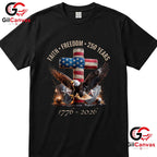 USA Independence Faith Freedom 250th Anniversary 250 Years Unisex Freedom Graphic T-Shirt