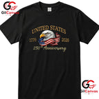 United States America 250th Anniversary 250 Year Unisex Men Women American Gift T-Shirt