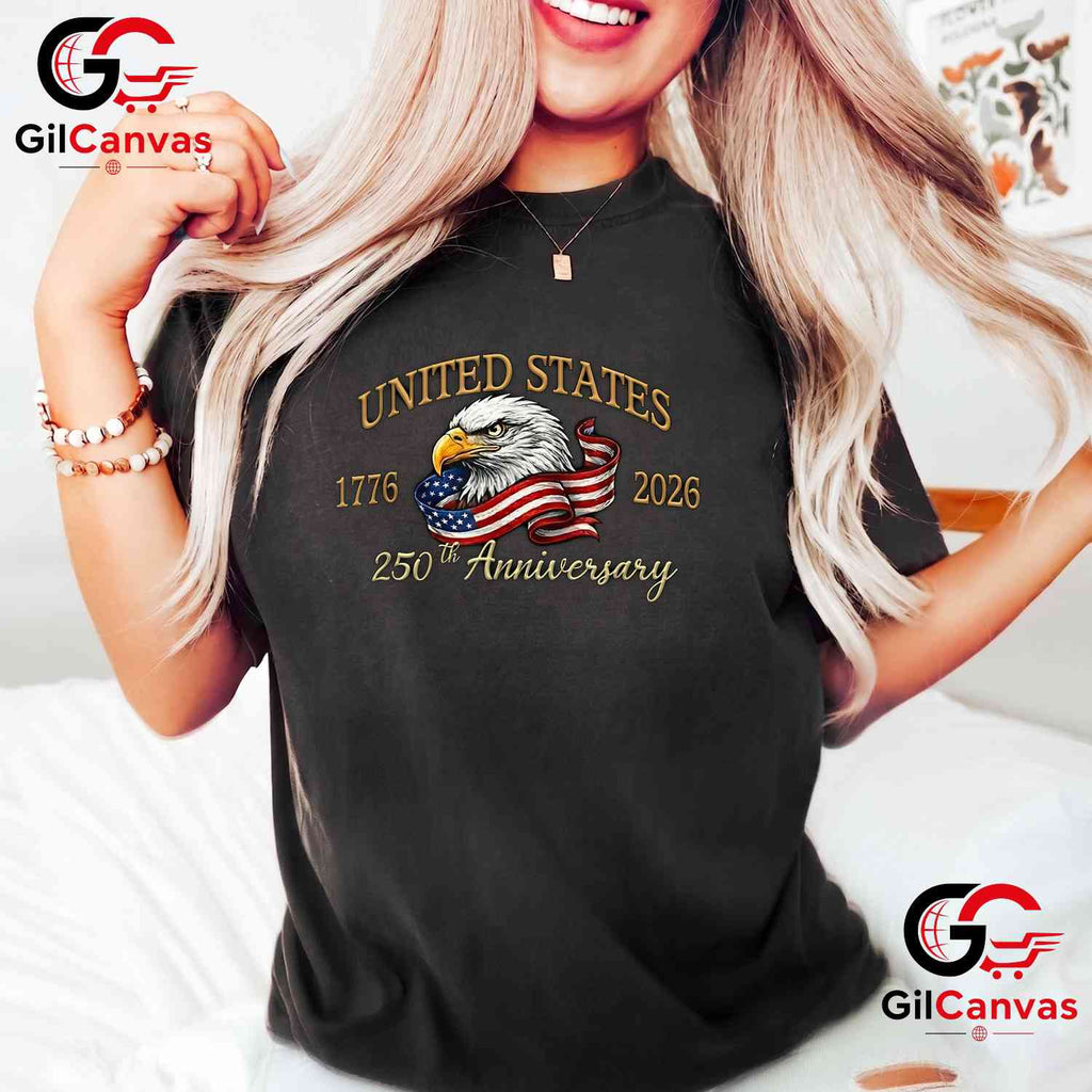 United States America 250th Anniversary 250 Year Unisex Men Women American Gift T-Shirt