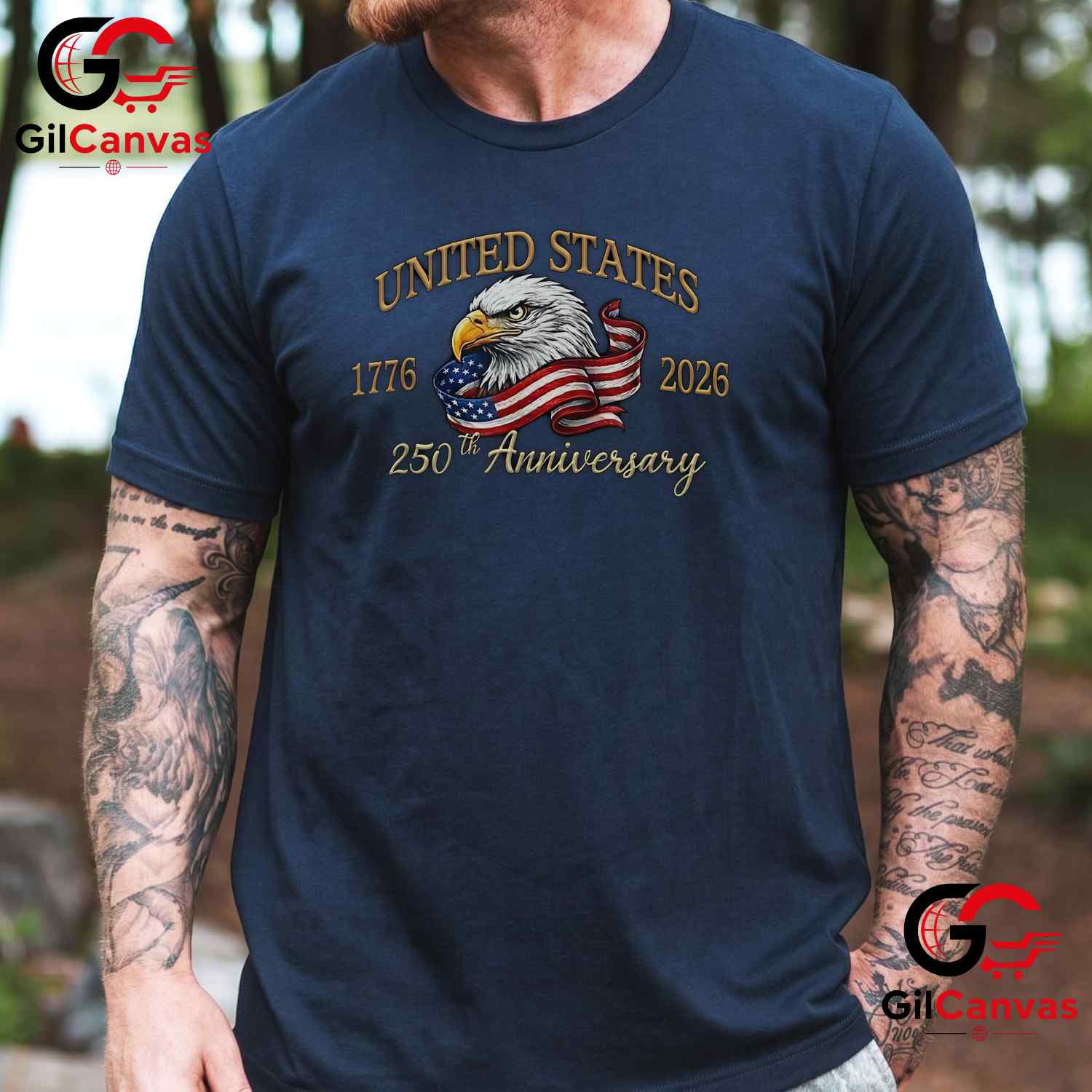 United States America 250th Anniversary 250 Year Unisex Men Women American Gift T-Shirt