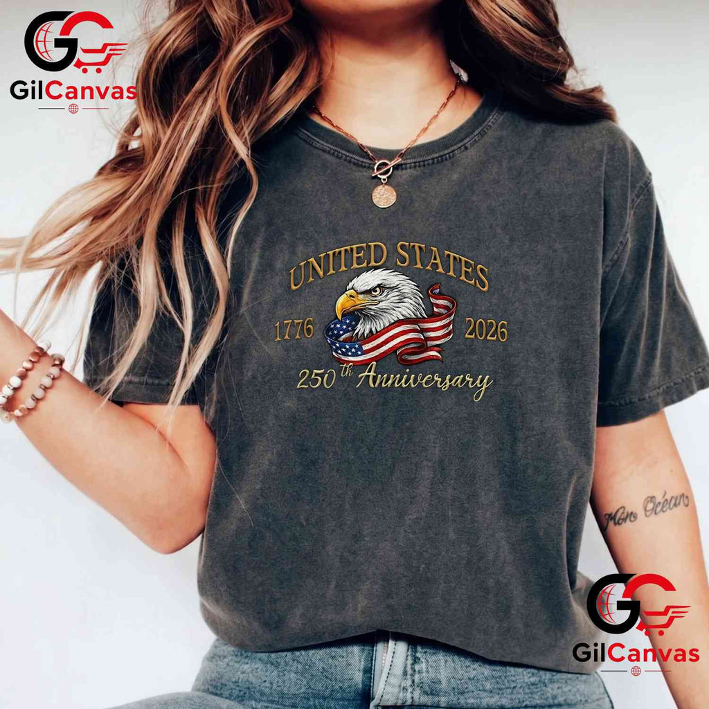 United States America 250th Anniversary 250 Year Unisex Men Women American Gift T-Shirt