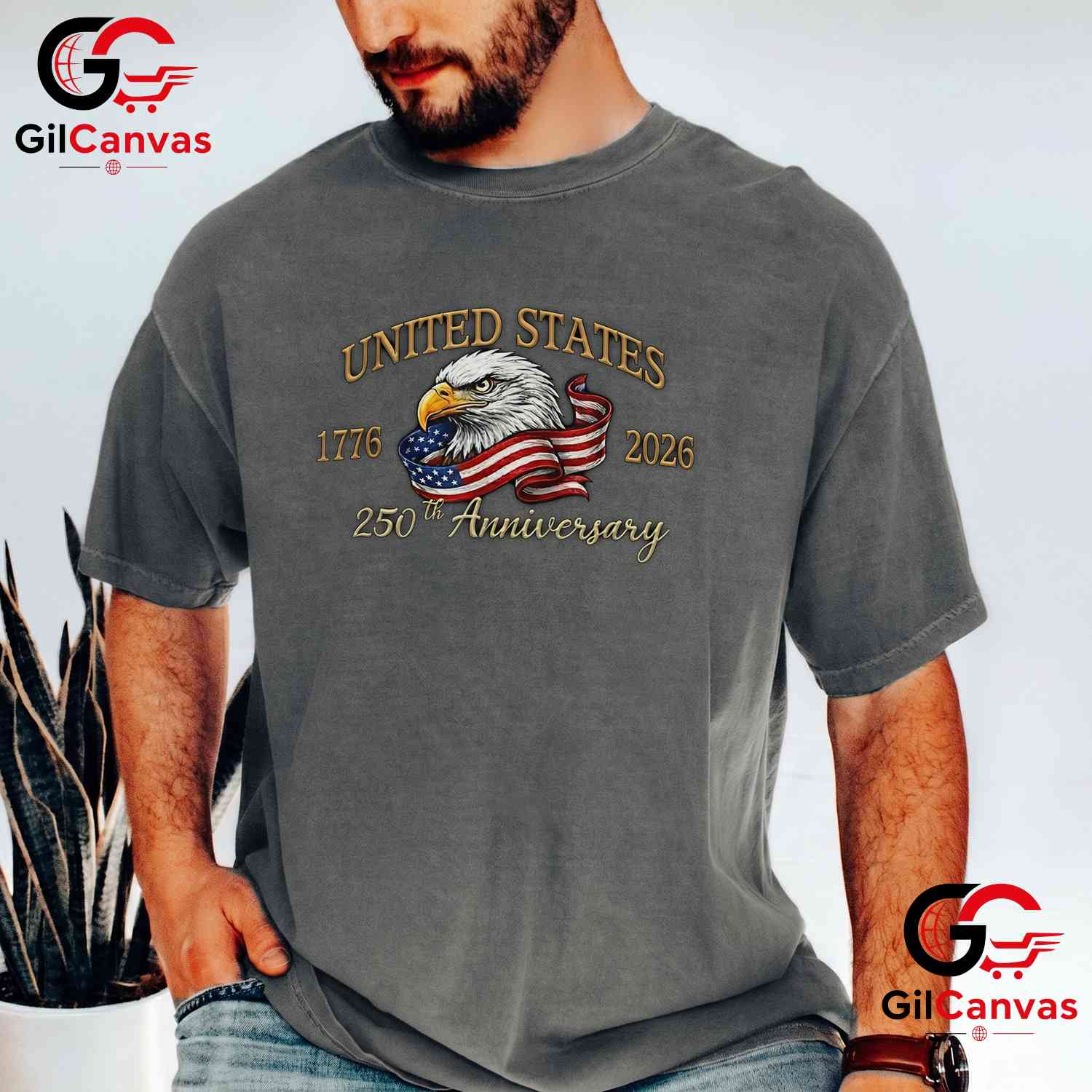 United States America 250th Anniversary 250 Year Unisex Men Women American Gift T-Shirt
