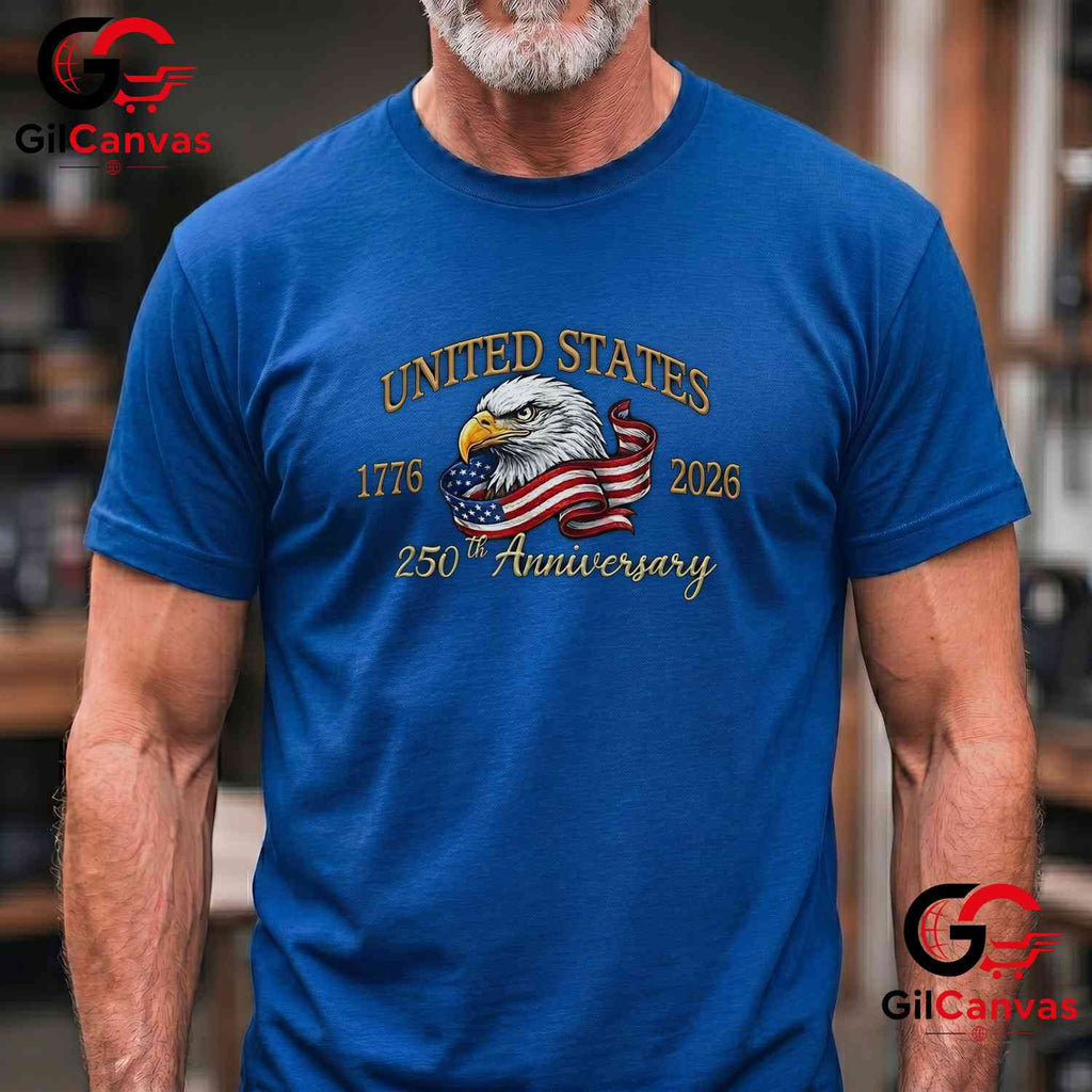 United States America 250th Anniversary 250 Year Unisex Men Women American Gift T-Shirt