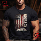 Vintage Built America Patriotic Whiskey 250 Years Anniversary Unisex T-Shirt