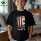 Vintage Built America Patriotic Whiskey 250 Years Anniversary Unisex T-Shirt