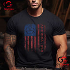 Vintage Historical US Flag America 250 Years Anniversary Unisex Adult T-Shirt